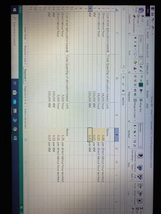 BH FILE - Excel Product Activation Failed) HOME INSERT PAGE LAYOUT FORMULAS DATA REVIEW 05 Cut Aut Copy 11A A A T Wrap Test M
