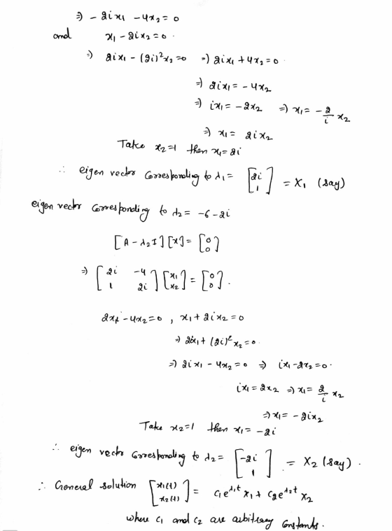 =) HF-22 de 24=di ui] xit Cgetzt, a) - diru -482=0 and 24 - 21x2=0. -) aixo - (911²x220 =) gix + 4x2 = 0 =) dixi=-482 =) ix =