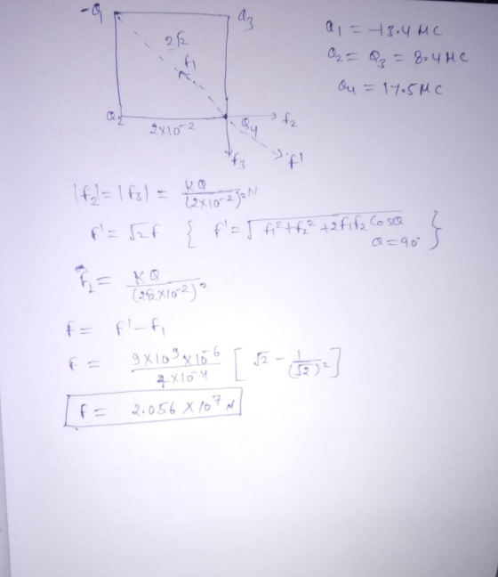 a = 43.4 MC O2 = Qz = 8. uke Ou = 17.5mc I fol= 163) = nuo 10-2 Jan f = faf ş f = 5 f ² + f₂²+2 fifa Cosco ? 0=90° P KO (392x
