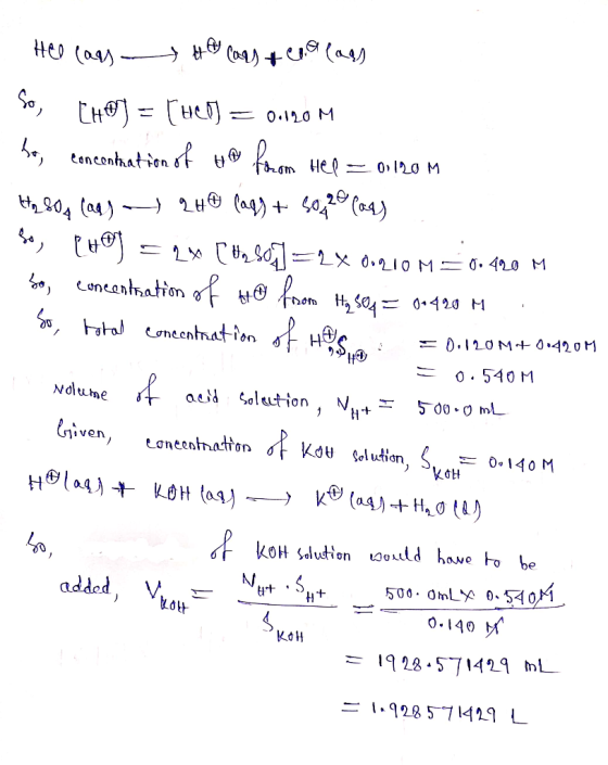 0.120 M Hel lass HA Cars & Colags | Ý, CHệ] = (15) = 0.120 M be, concentration of HQ Porom Hell = 0.120 M He 804 (ag) -248 fa