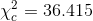 \chi^2_c =36.415