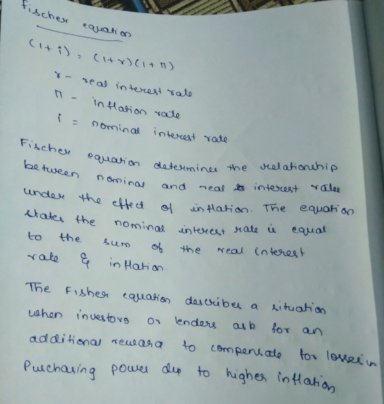 -nation sdle - omina inteest rate be tween inal and effect 어 en flation. The equohgo ktate the nominal in texest te equal to the u the real (nlesnes rato The Fisbes equasion tahan 1nuest0vg O、 lendou as b for an in Hahi an dasuibu a ituahioo Puichauinq powe du to higher toHah