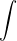 \int