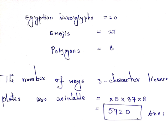 Enarkon liexoglyph22 Emojis = 37 Polygons - - The number of ways a character liene plates are avtalable - 15920 ] Ansi number