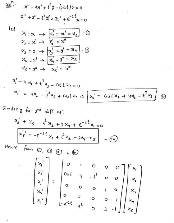 Soi? - 4x+ ty - (cost)0 y! +y-ty+3y +é2t 20 let 04=4 → ble = se =xz] -0 4 = x x = x 713 = y + y = y = H4 |- Hu=yl