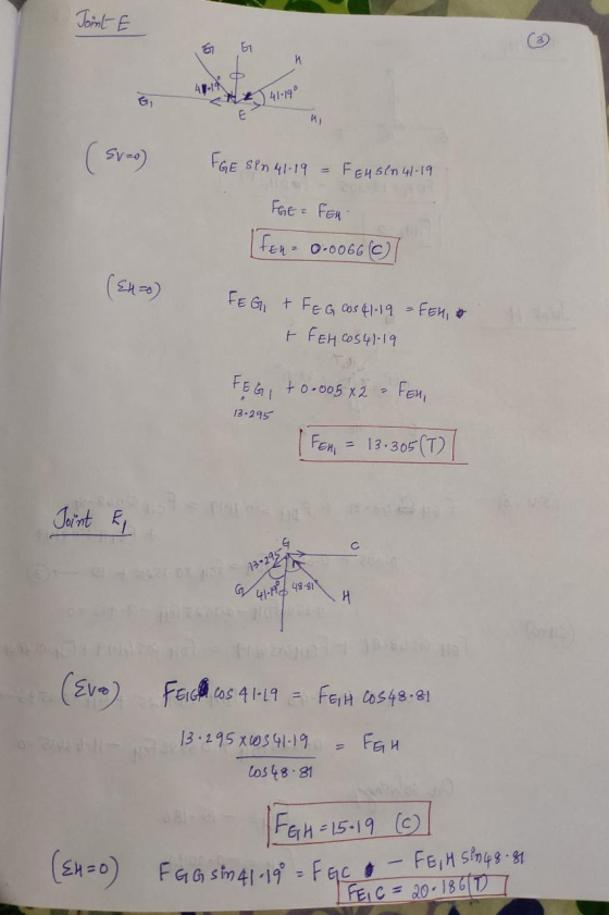 Joint E 67 61 A 41.190 (Sv=0) FGE S?n41-19 = FEHSEN 41-19 FGE SER FGE= Fen fen= 0.00666) FEG + FEGC0341-19 = FEH, & FEHC0541-