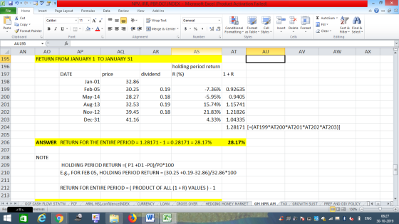 - 2x % Cut AN AP AX 197 201 NPV, IRR, PBP,OCFINDEX - Microsoft Excel (Product Activation Failed) File Home Insert Page Layout