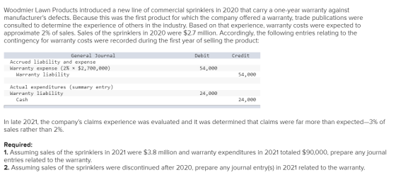 Woodmier Lawn Products introduced a new line of commercial sprinklers in 2020 that carry a one-year warranty against manufact