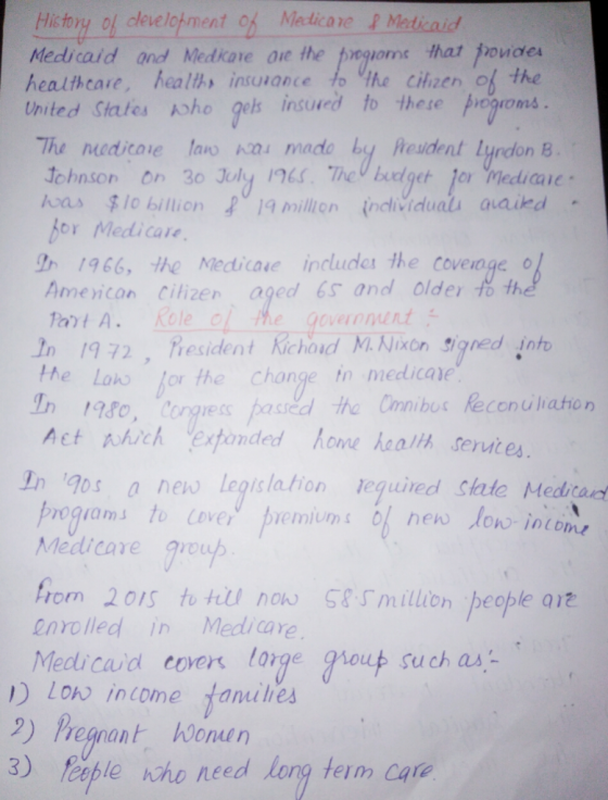 Hlistory of cleveloment of Melicare Metiaid Mcald and Medkame ove the prome that Poudes healtheare, healths insurance to the