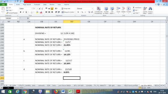 ke - Microsoft Excel (Product Activation Failed) Add-Ins View - 2x Σ AutoSum : A Dr General Wrap Text Merge Merge & Center -