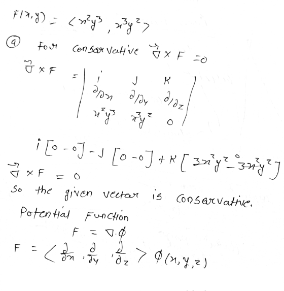 FINY) = <n²y3 x3y²7 conservative x F a Four F -o 0xFF ✓ K don aldy dioz nys ry i [o-03 -J [O-0) +[ 32*32*3 zny ab ye XF 0 So