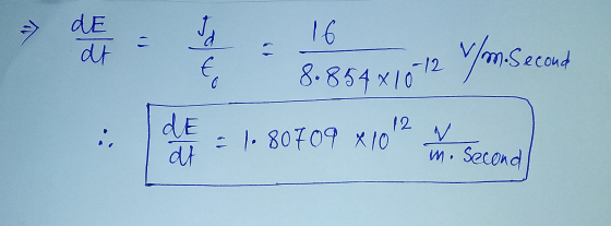 8.854 x 10-12 M. Second : ha 1. 80709 x 10 second