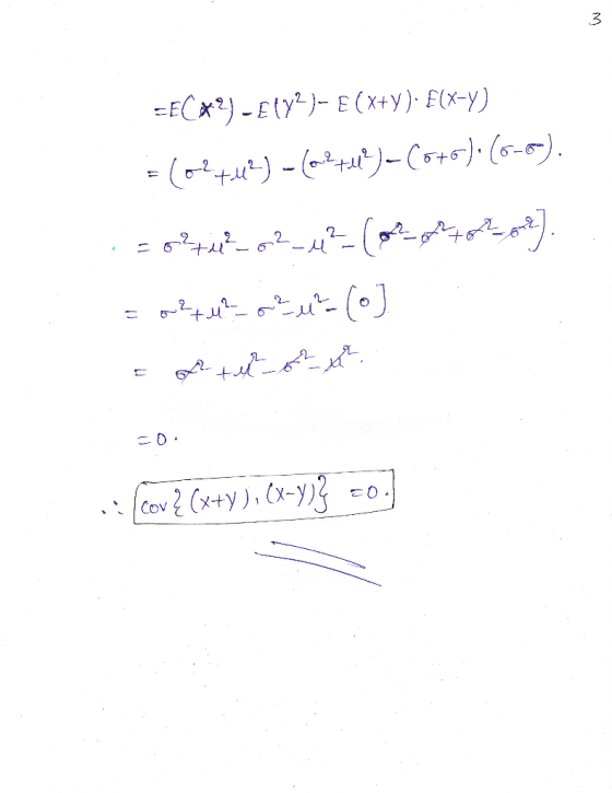 =E(۶) Ety) - E (X+y). F(x-y) . (م-6) • (+) - ( عام) ۔ (عيد عي = . (غم همه میم ) ده يه = زه) - دی -هي = af tutorx .: (o« 2 (+9