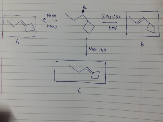 B& (CH3) 3C6k Naon AMF DMSO A NaoH Ho C