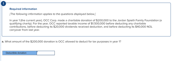 . . . . . Required information [The following information applies to the questions displayed below.] . . . . . . . . . . . .