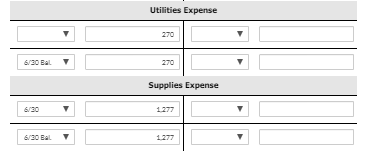 Utilities Expense Supplies Expense