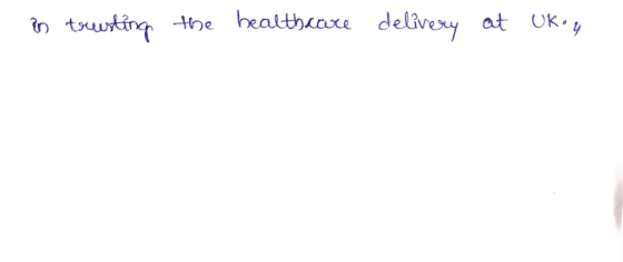 Po trusting the health care delivery at Ukey