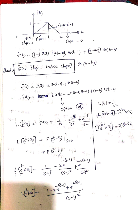 pofte) | Nylopeel Tt slope to na slope =0 . f(t) - (1-0) 9(e) tel-a1)94-1) + 6-C-1) Oct-y funct. I final slope initiat Slope)