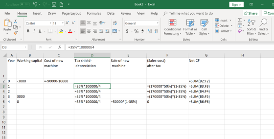 AutoSave © of HO- Book2 - Excel Sign in File Home Insert Draw Page Layout Formulas Data Review View Help O Tell me what you w
