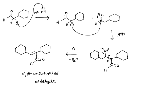 nat + 1} ل HG المه) ( 4 so -4o A / 0 H 2, B-unsaturated aldehyde