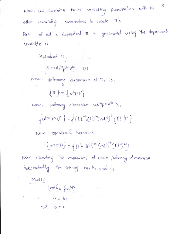 Now, we combine 3 ? these repeating parameters with the othoy remaining parameters to create nis First of all a dependent T