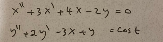 x+3x²+48-2y=0 y+24-3x+y = cost