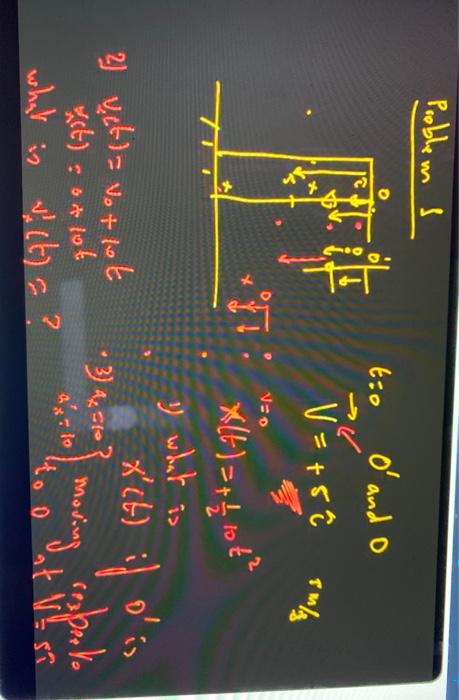 Problems tio o and o V = +5 Vao I what is xct) il dis 3) 4,510} 2) vet)= Votlet Me) : b + lo & what is act) m. 0