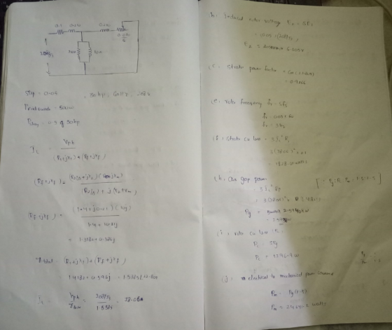 ibi induced rotor voltage 0.1 Ooslu 0.210 1, SE, MWh 0.00 -1009 (20) s DWW G005 V E ic. Strah power factor - Cor (23.84) -0.9