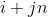 i+jn