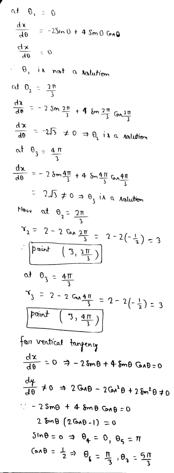 at o, o dx do - Sin 0 + 4 Smo Cono dx do o, is not a solution at 0, - 211 3 da do 2 sm 21 3 +4 Som 2 11 Coming dx do - 253 0