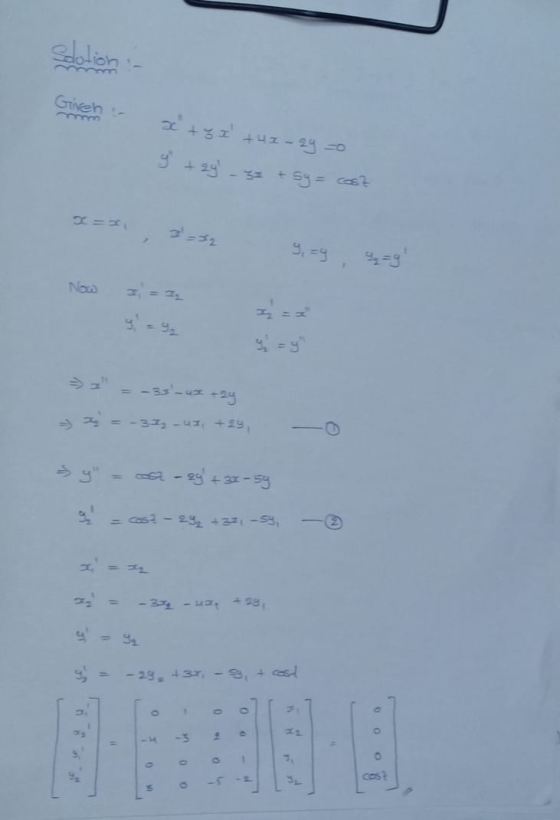 x + 2 x +40-2y =0 9 + 2y - 33 + 5y = cos? Now = 2 -32, -ua+39, - 29, +31. - sg, & cost 0 0 0 0 0 0 U