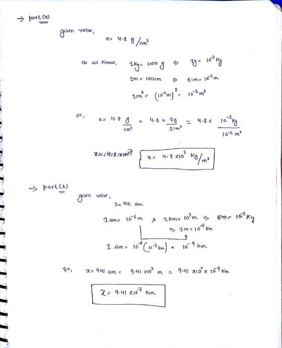 iven Yalue Cm au we Know,Kqooo 2 So Cm3 rm vrn) value , Rzq41 시 1m= 10 km -6 So,
