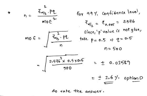 2 + Zala .pq na Мое Zala for 99% confidence level, 40.005 = 2,546 since, p value is not give, 0.5 2 mo E E Zorly. pq take p