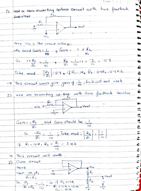 Waw Here Vin is the sess vollaqc tO IC 2u Taa k Gain-Raand Gain should be Here in