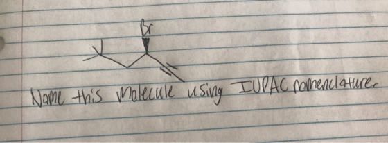 I Name this molecule using IUPAC nomenclature.