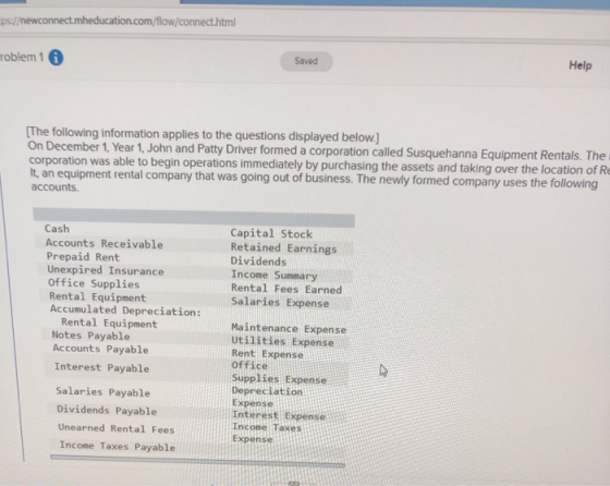 Os://newconnect.mheducation.com/flow/connect.html oblem 1 Saved Help (The following information applies to the questions disp
