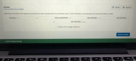 Answer mTables Кeypad How to enter your answer Selecting a checkbox will replace the entered answer value(s) with the checkbo