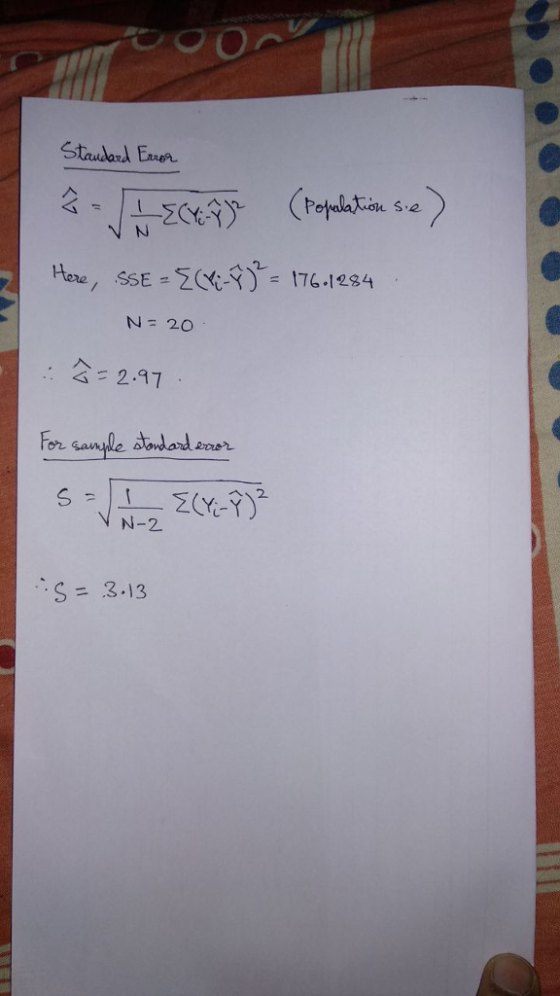 How, SSE= Σ(X-Y)- 176-1284 N-20 NN-2