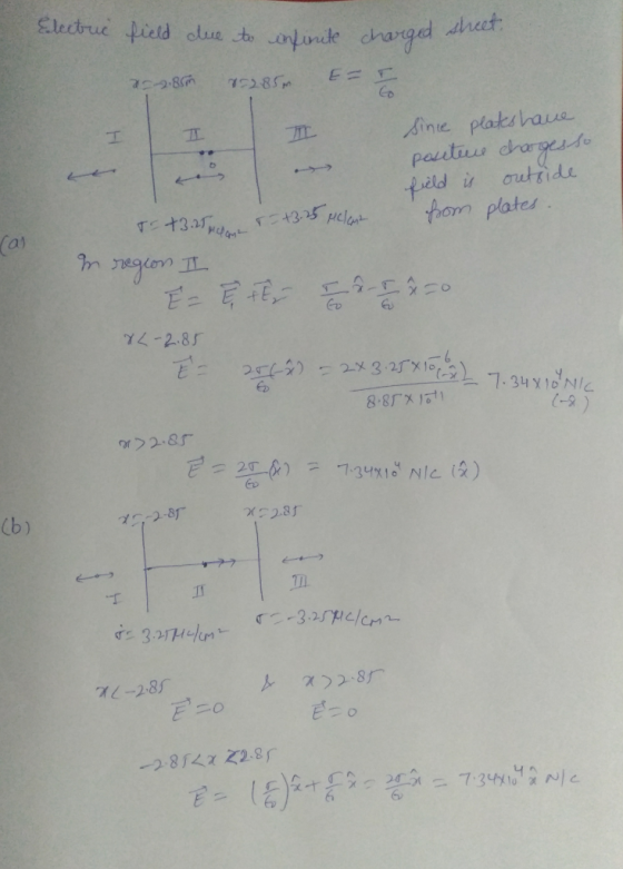 electrie tield clued, ode charged sine plaks haue a) γ L-2-85 C-9 2.8 TI. -2-81
