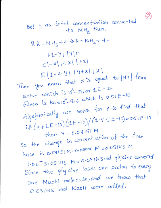 Set yas total concentvation converfed to NH2 then, Then you knw that x ts equal to H+-m which .S10-10 ,OYİE-10 ıç ka-10-9.6 w
