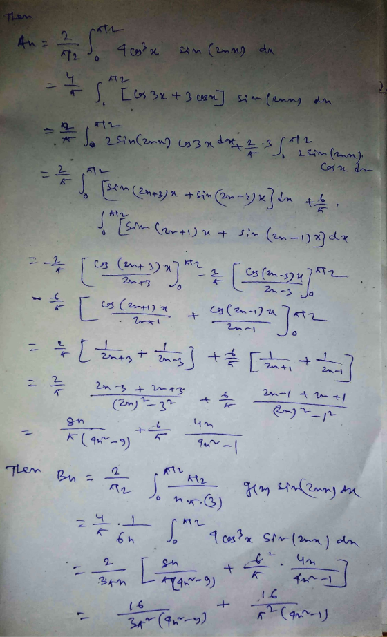 Thon An= Stay 4 cy² x sim (2mm) du 농 S [Les 3x43 com] sim m (rang du zsin(arn) 630 3x dak 2 - 3 1 1 1 2sim (un). Ceir an som