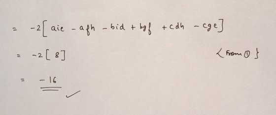 = -2[aie - afh - bid + bof tech - cge] (from os -