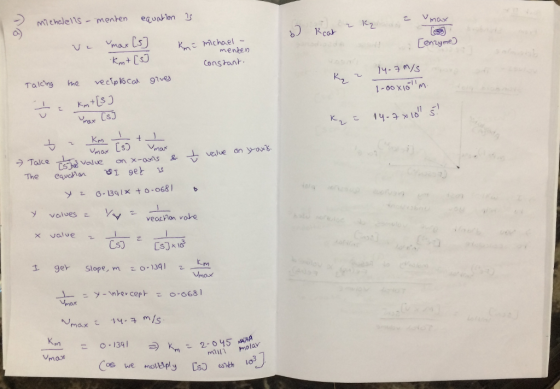 michclels menten equation 乙v. may Knmenten ichael mJ . Lentyme Constanh tk Kro max veachion voke Cs) max m o-1341 - Vmaメ mlil mola 41th íơ3