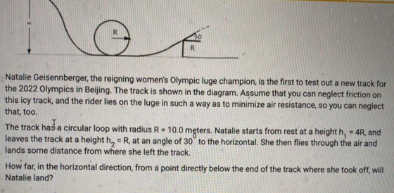 R R Natalie Geisennberger, the reigning womens Olympic luge champion, is the first to test out a new track for the 2022 Olym