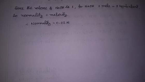Sinee fhe valenee &Naou s , for Naou 1mele So normality malariky 12 Normality o.02 N BOTR TS 5719TSE UN on Elare dhreet