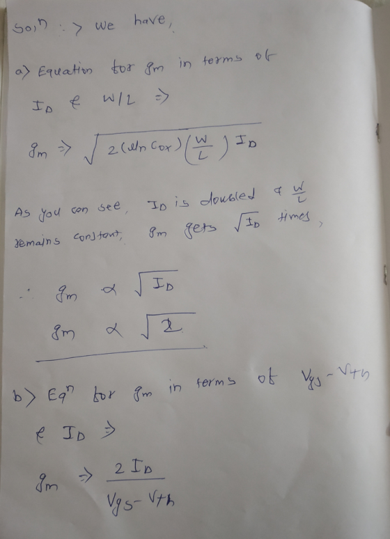 So we have a> Equation tor fr, in terms
