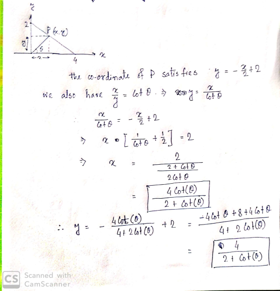 2 Pho g - 2+2 the co-ordinate of p satis fies we also have Lot 8 . » DE Y = Toto as na Coto -p+2 2 o L cote > + N - 2 2 2 =