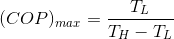 T. (COP) mar = Tu - TL