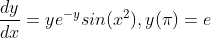 ty-ye-y sin(12), y(T)-e
