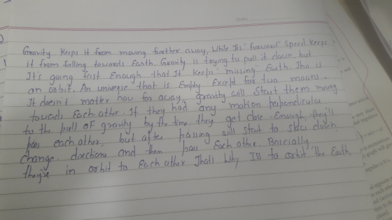 Gavity Krepsit fam it rom talling towasds Easth. Gsovi Date ul it cloun, but Jt doent matkr hou for h- athrf they had Staut them maung but a dixchons ana -hem ein Oshit toPech u a very short e in momentum 0 graph will g id opposite s